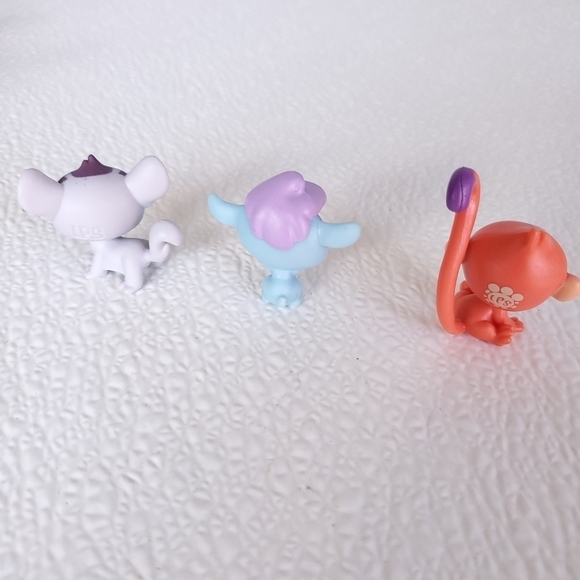 Littlest Pet Shop 3 Piece Monkey | Goat | Gliderman - Picture 2 of 3